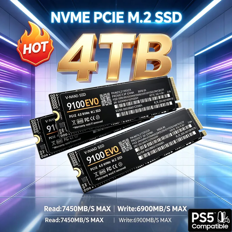 Gaming M.2 NVMe SSD 9100 EVO P - огляд і ціна M.2 Nvme 4Tb Pcie 4.0 Ssd