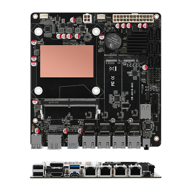Low Power N100/N305/N150 NAS M - огляд і ціна Nas Motherboard N100 6 Sata