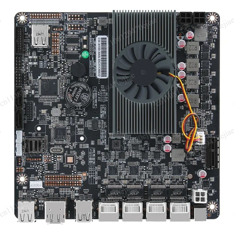 N100 Mini ITX NAS Motherboard  - огляд і ціна Nas Motherboard N100 6 Sata