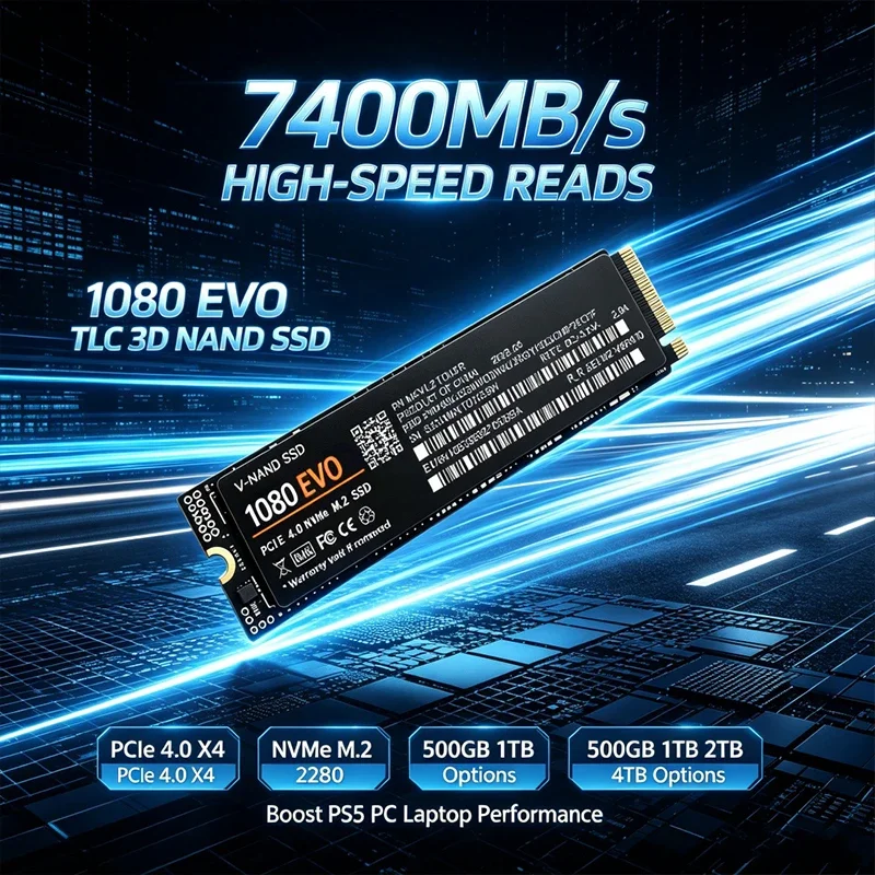 1080 EVO M.2 2280 NVMe PCIe 4. - огляд і ціна M.2 Nvme 4Tb Pcie 4.0 Ssd