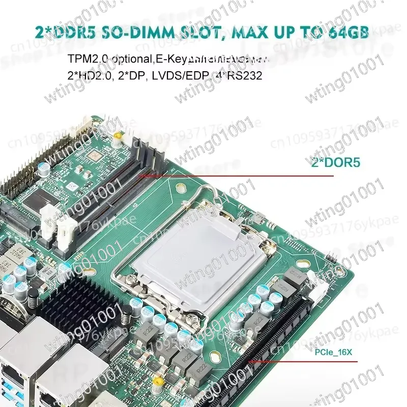 for 13th Gen Mini ITX Motherbo - огляд і ціна Lga 1700 Ddr5 Itx Motherboard