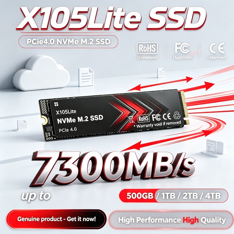 X105Lite M.2 NVMe SSD PCIe 4.0 - огляд і ціна M.2 Nvme 4Tb Pcie 4.0 Ssd