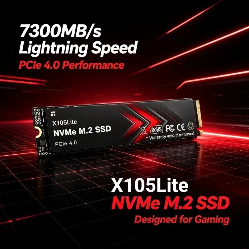 X105Lite M.2 NVMe SSD PCIe 4.0 - огляд і ціна M.2 Nvme 4Tb Pcie 4.0 Ssd