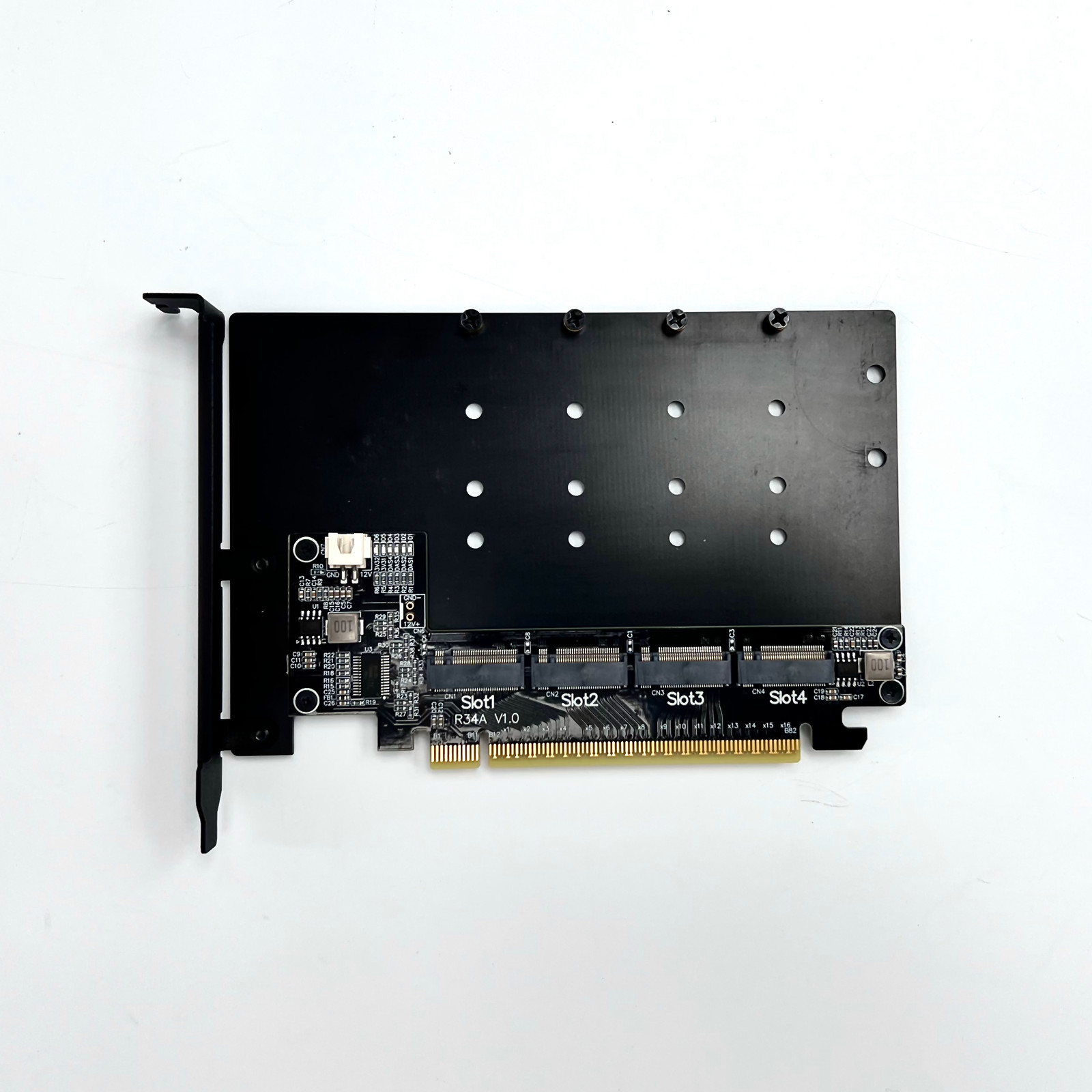 PCIe 5.0 x16 to Quad M.2 NVMe  - огляд і ціна Quad M.2 Nvme Pcie Bifurcation Card